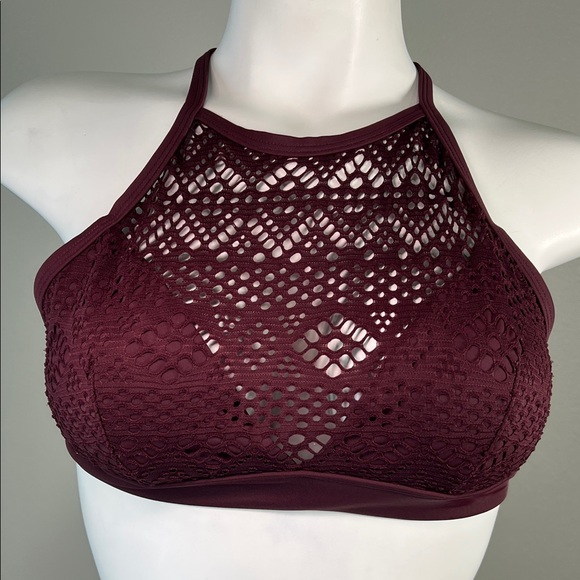 Adore Me Other - Adore Me Burgundy Lace Bikini Top SMALL